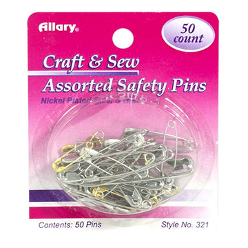 Allary Safety Pins - Box of 50