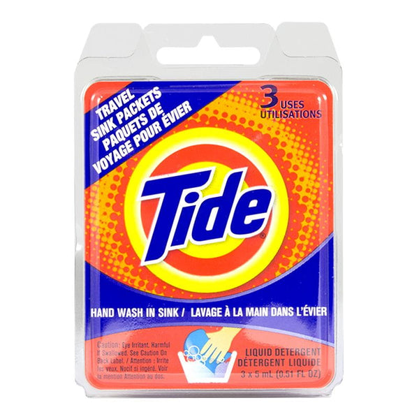 Tide Laundry Detergent Single Sink Packets - Pack of 3