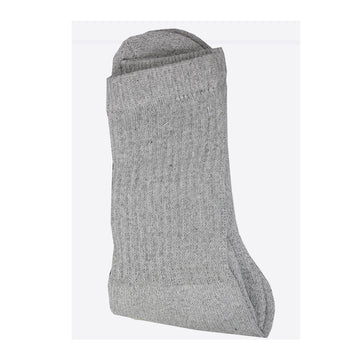 Unisex Gray Crew Sport Socks - 82440 - 1 pair (individually bagged and hangable) 82440-00 is a bulk pack of 12 (not individually wrapped)