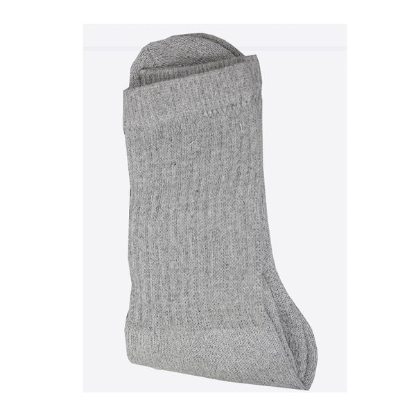 Unisex Gray Crew Sport Socks - 82440 - 1 pair (individually bagged and hangable) 82440-00 is a bulk pack of 12 (not individually wrapped)