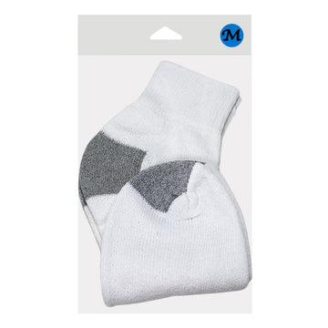 Men's Quarter Cotton Blend Sport Socks item #82441 -  is 1 pair individually bagged and hangable. Item #82441-00 - is a bulk pack of 12 pairs (not individually wrapped or hangable)