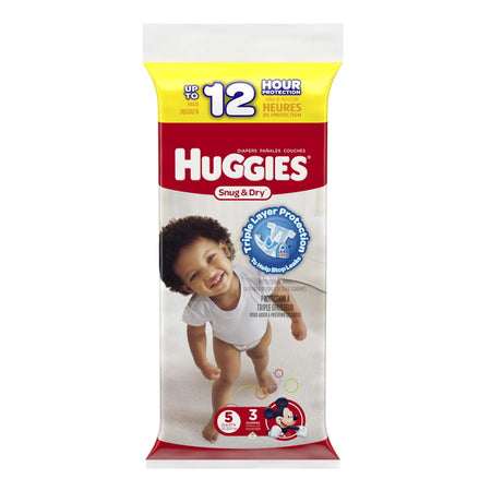 DBM - Huggies Snug & Dry Diapers Step 5 - Pack of 3