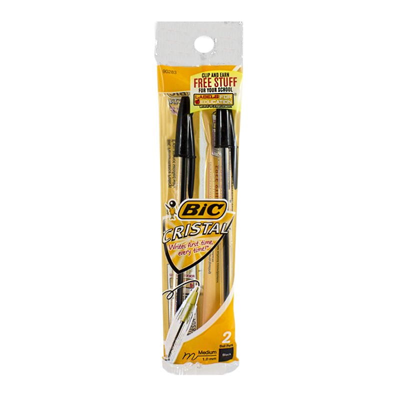 Wholesale Bic Crystal Black Pens Pack of Weiner's LTD
