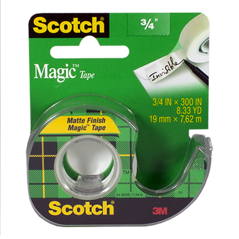 Scotch Magic Tape, 3/4 x 800, 10 Rolls