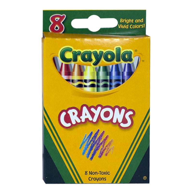 Wholesale Travel Size Crayola Crayons - Box of 8 - Weiner's LTD
