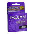 Trojan Her Pleasure Condoms - Box of 3