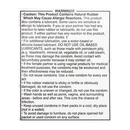 Trojan Magnum Condom - Card of 1