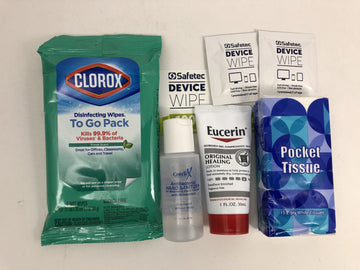 COVID 19 - Go to Work/Store Sanitizing & Care Kit w/Clorox, 6 items