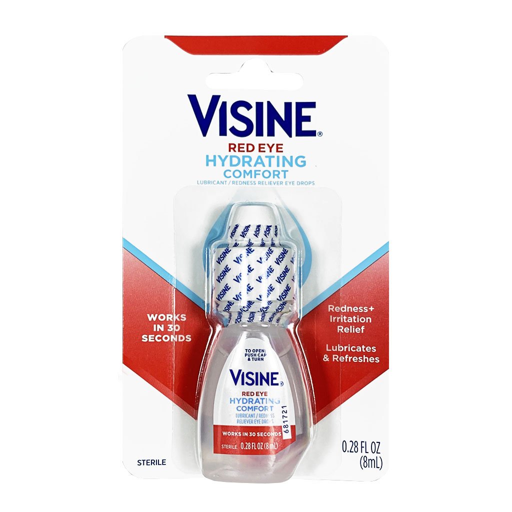 Wholesale Visine Red Eye Hydrating Comfort Drops - 0.28 oz. - Weiner's LTD